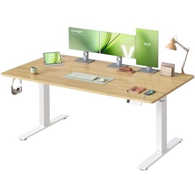 VASAGLE Escritorio Elevable Eléctrico, Ajustable en Altura, 160 cm VASAGLE Escritorio Elevable Eléctrico, Ajustable en Altura, 160 cm