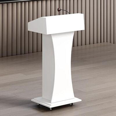 Generic Atril de madera con soporte for podio, púlpito de pie for recepción de clientes, soporte for micrófono, escritorio for aulas, conferencias, iglesias y oficinas.(C2) Generic Atril de madera con soporte for podio, púlpito de pie for recepción de clientes, soporte for micrófono, escritorio for aulas, conferencias, iglesias y oficinas.(C2)