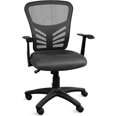 GIMA Silla ejecutiva Sidney de oficina cómoda y elegante con brazo para ajustar la altura y el respaldo, GIMA Silla ejecutiva Sidney de oficina cómoda y elegante con brazo para ajustar la altura y el respaldo,