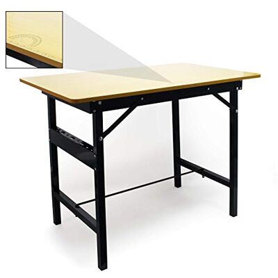 WilTec Banco de Trabajo 100 x 60 x 76 cm Mesa Plegable Ideal para talleres y garajes MAX. 150 kg Caballete para Trabajos de Bricolaje y carpintería WilTec Banco de Trabajo 100 x 60 x 76 cm Mesa Plegable Ideal para talleres y garajes MAX. 150 kg Caballete para Trabajos de Bricolaje y carpintería