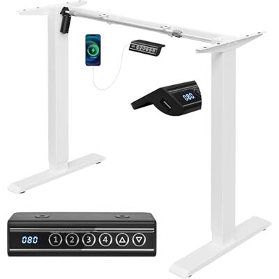 WOLTU Marco de Mesa Elevable, Estructura de Escritorio Elevable Eléctrico WOLTU Marco de Mesa Elevable, Estructura de Escritorio Elevable Eléctrico