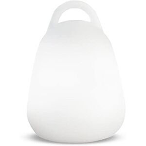 Lumisky Lámpara portátil 5W/5V (18 x 18 x 25 cm), diseño con forma de farol, color blanco (luz multicolor) Lumisky Lámpara portátil 5W/5V (18 x 18 x 25 cm), diseño con forma de farol, color blanco (luz multicolor)