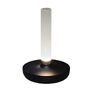 Konstsmide Jarrón con batería LED Biarritz negro, para interior y exterior, Konstsmide Jarrón con batería LED Biarritz negro, para interior y exterior,