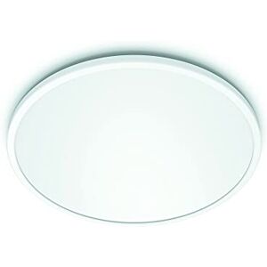 Philips Plafón Superslim, lámpara LED de techo funcional, color blanco, luz blanca fría regulable, 40K 15W Philips Plafón Superslim, lámpara LED de techo funcional, color blanco, luz blanca fría regulable, 40K 15W