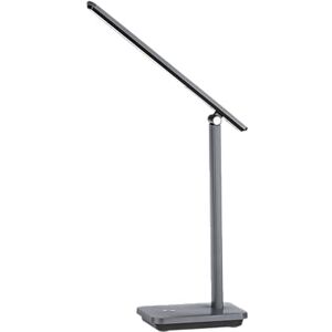 Eglo Iniesta Lámpara de mesa led recargable, lámpara táctil y regulable para mesilla de noche. Lámpara de escritorio con función de carga USB, plástico blanco y gris, blanco cálido-blanco frío Eglo Iniesta Lámpara de mesa led recargable, lámpara táctil y regulable para mesilla de noche. Lámpara de escritorio con función de carga USB, plástico blanco y gris, blanco cálido-blanco frío