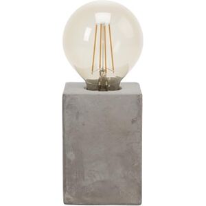 Eglo Lámpara de mesa de un foco Prestwick, lámpara vintage de mesa, industrial, retro, luz de cabecera de concreto en gris, lámpara con interruptor, portalámparas E27 Eglo Lámpara de mesa de un foco Prestwick, lámpara vintage de mesa, industrial, retro, luz de cabecera de concreto en gris, lámpara con interruptor, portalámparas E27