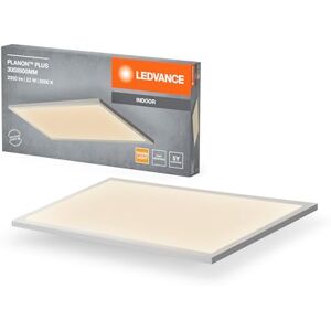LEDVANCE Luminaria de techo Planon Plus en blanco con tecnología LED avanzada, 22 W, forma rectangular (300 x 600 mm), 3000 K, carcasa de aluminio, difusor de PMMA esmerilado LEDVANCE Luminaria de techo Planon Plus en blanco con tecnología LED avanzada, 22 W, forma rectangular (300 x 600 mm), 3000 K, carcasa de aluminio, difusor de PMMA esmerilado