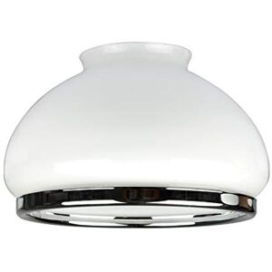 Westinghouse Lighting Tulipa Cupular Opal con Banda Cromada, Blanco () Westinghouse Lighting Tulipa Cupular Opal con Banda Cromada, Blanco ()