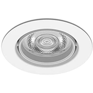 Philips Foco LED empotrable IMPALA, regulable 6W, Blanco Philips Foco LED empotrable IMPALA, regulable 6W, Blanco