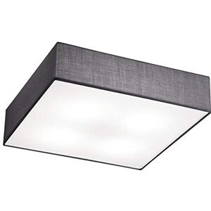 Lámpara de Pared Trio Lighting - Pantalla de Tela Gris - 50x50cm - Luz de Pared Lámpara de Pared Trio Lighting - Pantalla de Tela Gris - 50x50cm - Luz de Pared