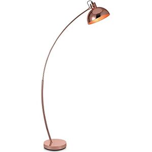 Teamson Home Lámpara LED de Pie Estándar Dorada y Curvada Arco Versanora Teamson Home Lámpara LED de Pie Estándar Dorada y Curvada Arco Versanora
