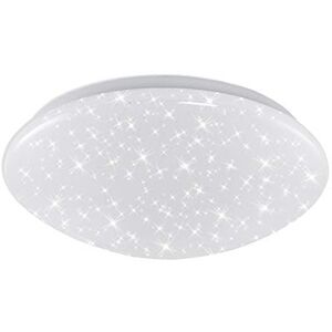 Briloner Leuchten Lámpara de techo LED, lámpara de techo con decoración de estrella, IP44, 12 vatios, 1200 lúmenes, 4000 Kelvin, blanco, 28 cm de diámetro Briloner Leuchten Lámpara de techo LED, lámpara de techo con decoración de estrella, IP44, 12 vatios, 1200 lúmenes, 4000 Kelvin, blanco, 28 cm de diámetro