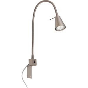 Briloner Flexo LED Escritorio, Brazo Flexible, Incluye Interruptor de Encendido/Apagado, 4 Vatios, 400 Lúmenes, 3000 Kelvin, Lampara Escritorio, Luz de Lectura, Lampara Lectura Libro, Níquel mate Briloner Flexo LED Escritorio, Brazo Flexible, Incluye Interruptor de Encendido/Apagado, 4 Vatios, 400 Lúmenes, 3000 Kelvin, Lampara Escritorio, Luz de Lectura, Lampara Lectura Libro, Níquel mate