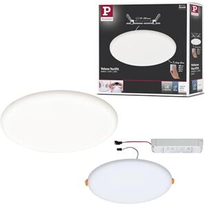 Paulmann Panel LED, luminaria empotrable Veluna VariFit IP44 3 Step Dim 215 mm redondo incl. 1x22 W, lámpara de techo, satinado, plástico 4000 K Paulmann Panel LED, luminaria empotrable Veluna VariFit IP44 3 Step Dim 215 mm redondo incl. 1x22 W, lámpara de techo, satinado, plástico 4000 K