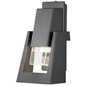 Konstsmide Potenza Lámpara de Pared para Exteriores (1 Bombilla GU10 de 6 W máx. (no incluida), Cristal acrílico Transparente, Aluminio, IP54, Color Antracita Mate Konstsmide Potenza Lámpara de Pared para Exteriores (1 Bombilla GU10 de 6 W máx. (no incluida), Cristal acrílico Transparente, Aluminio, IP54, Color Antracita Mate