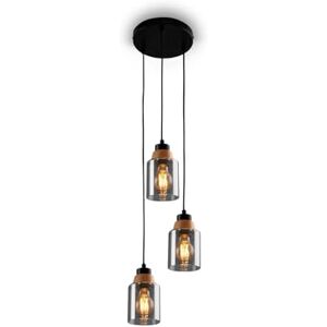 Lámpara colgante Höffner - 120cm altura, Marrón, Materiales de calidad - Lámpara colgante Lámpara colgante Höffner - 120cm altura, Marrón, Materiales de calidad - Lámpara colgante