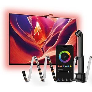 KSIX smart your tech Tiras LED inteligentes para TV Ksix AmbiGlow, Sensor de color, TV 55 a 75 KSIX smart your tech Tiras LED inteligentes para TV Ksix AmbiGlow, Sensor de color, TV 55 a 75