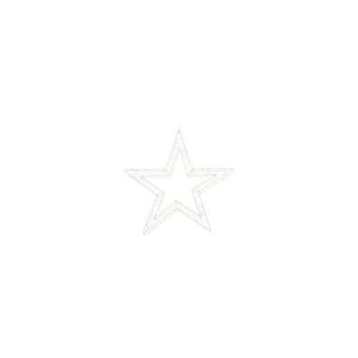 luca lighting Estrella Luminosa Colgante con iluminación LED Blanca cálida, diámetro de 56 cm, Metal, Color Blanco luca lighting Estrella Luminosa Colgante con iluminación LED Blanca cálida, diámetro de 56 cm, Metal, Color Blanco