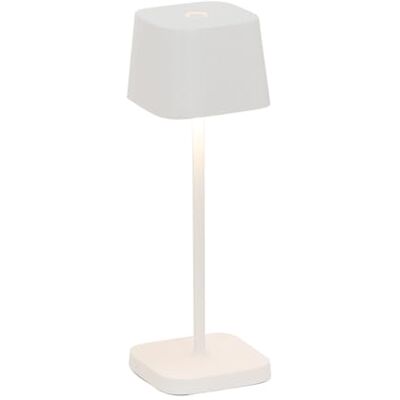 Zafferano , Ofelia Micro Lamp, Lámpara de Mesa Portátil y Recargable con Control Táctil, para Salón y Exterior, Atenuador, 2200-3000 K, Altura 20 cm, Color Blanco Zafferano , Ofelia Micro Lamp, Lámpara de Mesa Portátil y Recargable con Control Táctil, para Salón y Exterior, Atenuador, 2200-3000 K, Altura 20 cm, Color Blanco