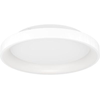 Eglo Loretello Lámpara de techo LED cuadrada, lámpara de oficina atenuable con mando a distancia, metal y plástico en blanco, luz de color blanco cálido y frío, 35 x 35 cm Eglo Loretello Lámpara de techo LED cuadrada, lámpara de oficina atenuable con mando a distancia, metal y plástico en blanco, luz de color blanco cálido y frío, 35 x 35 cm
