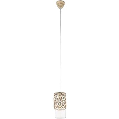 Eglo Lámpara colgante Cardigan, lámpara vintage de 1 luz, diseño retro, colgante de acero y vidrio en pátina marrón, transparente, lámpara para mesa de comedor y salón con casquillo E27 Eglo Lámpara colgante Cardigan, lámpara vintage de 1 luz, diseño retro, colgante de acero y vidrio en pátina marrón, transparente, lámpara para mesa de comedor y salón con casquillo E27