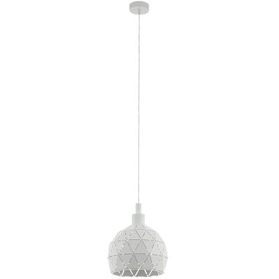 Eglo Lámpara colgante Roccaforte, lámpara suspendida de 1 luz, lámpara Eglo Lámpara colgante Roccaforte, lámpara suspendida de 1 luz, lámpara