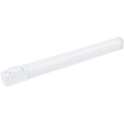 Gefom Regleta impermeable IP44 LED integrada con enchufe, 70 cm, cuerpo de aluminio, acabado PC, con interior, 10 W, 950 lúmenes, Gefom Regleta impermeable IP44 LED integrada con enchufe, 70 cm, cuerpo de aluminio, acabado PC, con interior, 10 W, 950 lúmenes,