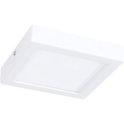 Eglo LED lámpara de techo Idun, iluminación de superficie de 1 luzde metal y plástico, luz de techo en blanco, LED blanco neutro, L x A 17 cm Eglo LED lámpara de techo Idun, iluminación de superficie de 1 luzde metal y plástico, luz de techo en blanco, LED blanco neutro, L x A 17 cm
