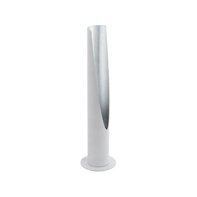 Eglo Lámpara de mesa Barbotto, 1 lámpara de mesa, lámpara de pie de acero, color: blanco, plata, portalámparas: GU10, incluye interruptor Eglo Lámpara de mesa Barbotto, 1 lámpara de mesa, lámpara de pie de acero, color: blanco, plata, portalámparas: GU10, incluye interruptor