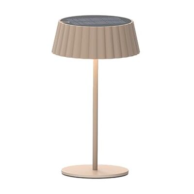 BOLD Lámpara de mesa LED solar (IP44, 2 W/180 lm, 2700 K, lámpara de mesa inalámbrica, luz blanca cálida, CRI 95, interruptor táctil LED y regulador de intensidad, carga solar y USB-C, 6 horas de uso BOLD Lámpara de mesa LED solar (IP44, 2 W/180 lm, 2700 K, lámpara de mesa inalámbrica, luz blanca cálida, CRI 95, interruptor táctil LED y regulador de intensidad, carga solar y USB-C, 6 horas de uso