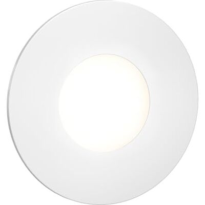 ledscom.de Lámpara LED para escaleras/plafón empotrable FEX para interiores y exteriores, redonda, 85mm Ø, blanco frío ledscom.de Lámpara LED para escaleras/plafón empotrable FEX para interiores y exteriores, redonda, 85mm Ø, blanco frío