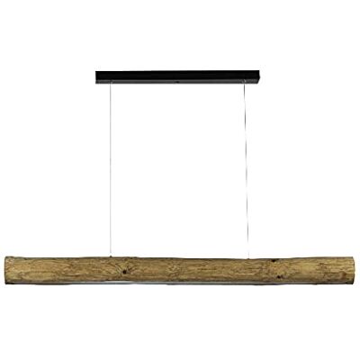 Homemania Lámpara de Suspensión Foster, Araña Techo, Madera, Negro, Metal, Madera, Acrílico 115 x 80-120 x 100 Homemania Lámpara de Suspensión Foster, Araña Techo, Madera, Negro, Metal, Madera, Acrílico 115 x 80-120 x 100