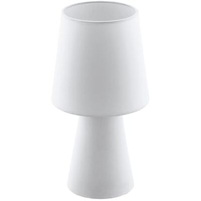Eglo CARPARA Lámpara de Mesa E14, 5.5 W, Blanco Eglo CARPARA Lámpara de Mesa E14, 5.5 W, Blanco