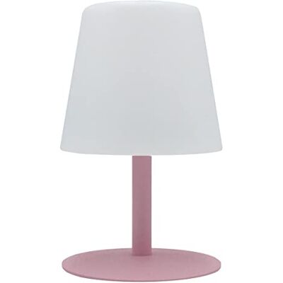 Lumisky Lámpara de mesa para jardín, luz blanca inalámbrica con batería estándar mini caramelo, LED, 26 cm, ABS, rosa, 15 x 15 x 26 Lumisky Lámpara de mesa para jardín, luz blanca inalámbrica con batería estándar mini caramelo, LED, 26 cm, ABS, rosa, 15 x 15 x 26