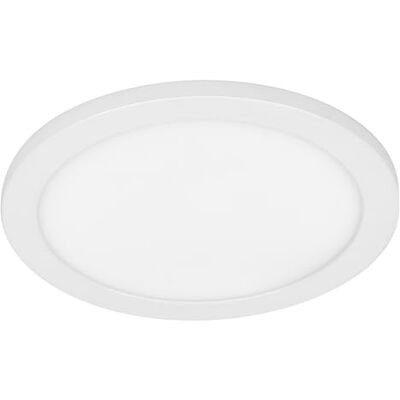 OSRAM Essential LED Downlight Side-Mainlight 225mm 24W, luz empotrada blanco cálido 3000K, foco de techo aluminio blanco OSRAM Essential LED Downlight Side-Mainlight 225mm 24W, luz empotrada blanco cálido 3000K, foco de techo aluminio blanco