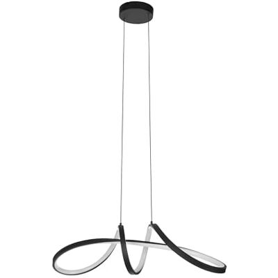 Eglo connect.z Calarossa-Z Lámpara colgante de metal negro y plástico blanco, domótica, ZigBee, control por voz con Alexa y con aplicación, blanco cálido y frío, RGB, regulable Eglo connect.z Calarossa-Z Lámpara colgante de metal negro y plástico blanco, domótica, ZigBee, control por voz con Alexa y con aplicación, blanco cálido y frío, RGB, regulable