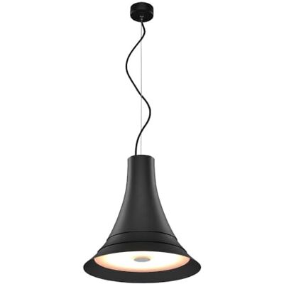SLV luminaria de suspensión BATO 35 PD/Lámpara de salón, iluminación de interior, luminaria colgante de comedor, led, luminaria de techo / 2700 K 21 W 1300 lm negro regulable 100 grados SLV luminaria de suspensión BATO 35 PD/Lámpara de salón, iluminación de interior, luminaria colgante de comedor, led, luminaria de techo / 2700 K 21 W 1300 lm negro regulable 100 grados