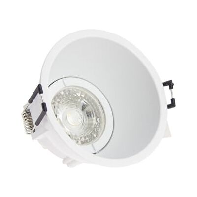 Xanlite Foco LED empotrable, Aluminio, Bombilla GU10 incluida, Temperatura de luz 2700 K, Clase energética A+, Blanco cálido, Redondo Profundo Xanlite Foco LED empotrable, Aluminio, Bombilla GU10 incluida, Temperatura de luz 2700 K, Clase energética A+, Blanco cálido, Redondo Profundo