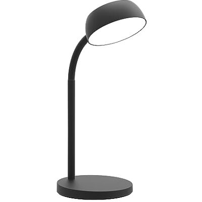 Unilux Lámpara de escritorio LED Tamy, brazo flexible giratorio a 360°, energéticamente eficiente, luz estable y de calidad, negro Unilux Lámpara de escritorio LED Tamy, brazo flexible giratorio a 360°, energéticamente eficiente, luz estable y de calidad, negro
