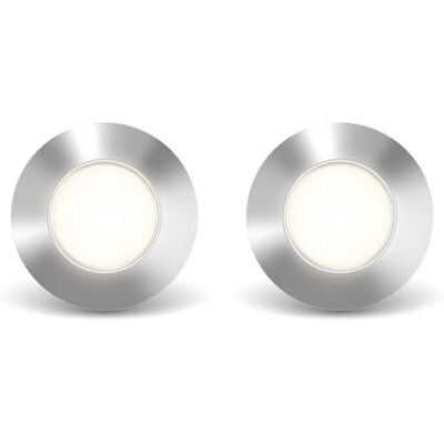Xanlite Prolongador de 2 focos empotrables – 20 lúmenes – Blanco Neutro – Temperatura 4000 K – IP67, Negro Xanlite Prolongador de 2 focos empotrables – 20 lúmenes – Blanco Neutro – Temperatura 4000 K – IP67, Negro