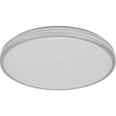 OSRAM ORBIS Caleb luz de techo LED 490mm, 36W, 3000K blanco cálido, Plata, Metal con anillo de plástico, IP20 OSRAM ORBIS Caleb luz de techo LED 490mm, 36W, 3000K blanco cálido, Plata, Metal con anillo de plástico, IP20