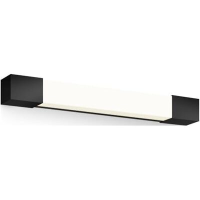 Philips Rover Luz de Espejo LED, cuadrado, 5W, 750 lm, 2700K, Negro, IP44, Resistente al agua Philips Rover Luz de Espejo LED, cuadrado, 5W, 750 lm, 2700K, Negro, IP44, Resistente al agua