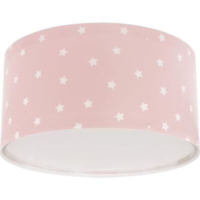 Dalber Lámpara Plafón Techo Infantil Estrellas Rosa E27 Dalber Lámpara Plafón Techo Infantil Estrellas Rosa E27