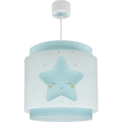 Dalber Lámpara Techo Colgante Infantil Estrella Azul E27 Dalber Lámpara Techo Colgante Infantil Estrella Azul E27