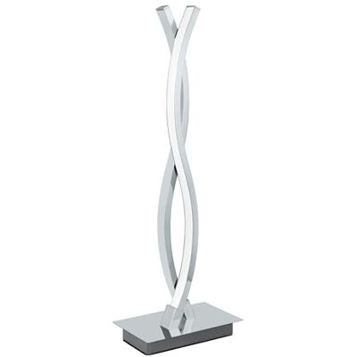 Eglo Lámpara de mesa LED Lasana 2, lámpara de mesa de 2 luces, lámpara Eglo Lámpara de mesa LED Lasana 2, lámpara de mesa de 2 luces, lámpara