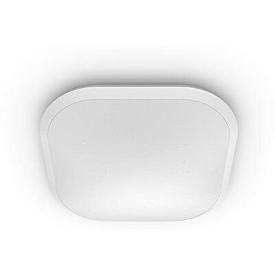 Philips MyLiving CAVANAL plafón LED blanco cuadrado, luz blanca cálida 2700K, 18W 230V Philips MyLiving CAVANAL plafón LED blanco cuadrado, luz blanca cálida 2700K, 18W 230V