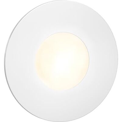 ledscom.de Lámpara LED para escaleras/plafón empotrable FEX para interiores y exteriores, redonda, 85mm Ø, blanco cálido ledscom.de Lámpara LED para escaleras/plafón empotrable FEX para interiores y exteriores, redonda, 85mm Ø, blanco cálido