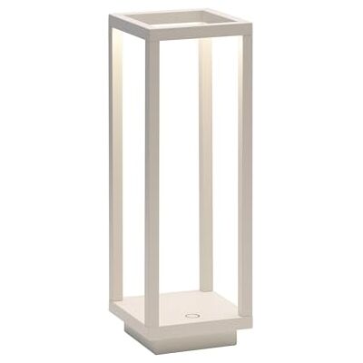 Zafferano , Home Pro, Lámpara de Mesa Recargable e Inalámbrica con Control Táctil, Adecuada para Interior y Exterior, Atenuador, 3000 K, Altura 29,4 cm, Color Blanco Zafferano , Home Pro, Lámpara de Mesa Recargable e Inalámbrica con Control Táctil, Adecuada para Interior y Exterior, Atenuador, 3000 K, Altura 29,4 cm, Color Blanco
