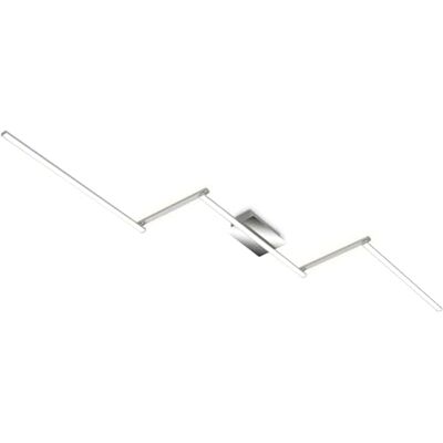 Briloner Lámpara de techo LED de luz indirecta, orientable, color de luz blanca cálida, lámpara de techo, lámpara de salón, lámpara de dormitorio, lámpara de cocina, 227,2 x 12 x 5 cm, color Briloner Lámpara de techo LED de luz indirecta, orientable, color de luz blanca cálida, lámpara de techo, lámpara de salón, lámpara de dormitorio, lámpara de cocina, 227,2 x 12 x 5 cm, color