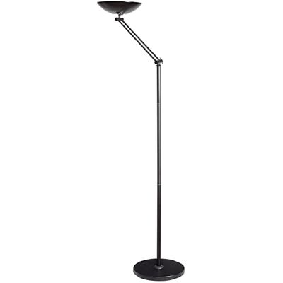 Unilux Lámpara de suelo con bisagras (24 W), color negro Unilux Lámpara de suelo con bisagras (24 W), color negro